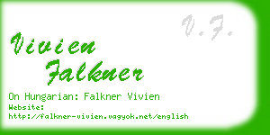 vivien falkner business card